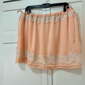 Banana Republic Lace Slip Skirt